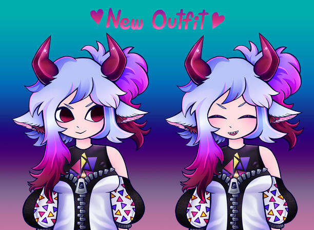 Nyagi PNGtuber outfit (80s)