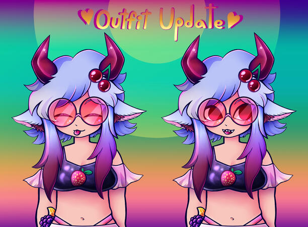 Nyagi PNGtuber outfit (Fruity)